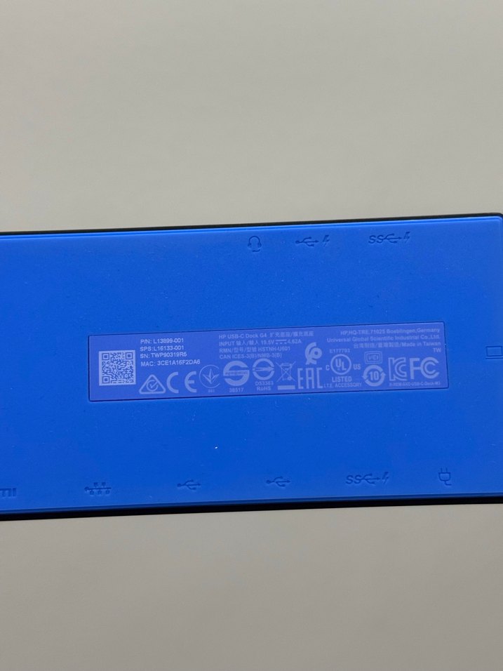 HP USB-C G4 DOCK STATION ( USB - SOKET ÇOKLAYICI ) - Görsel 5