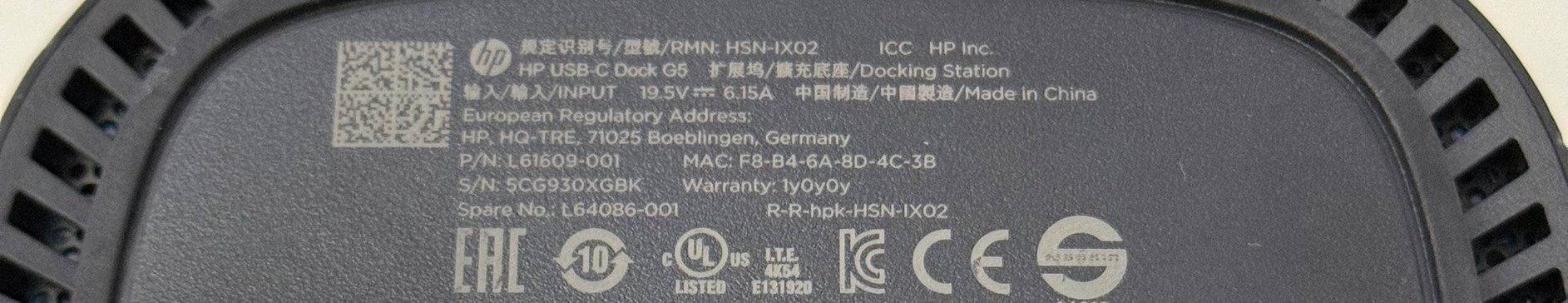 HP USB-C G5 DOCK STATION ( USB - PORT ÇOĞALTICI ) - Görsel 5