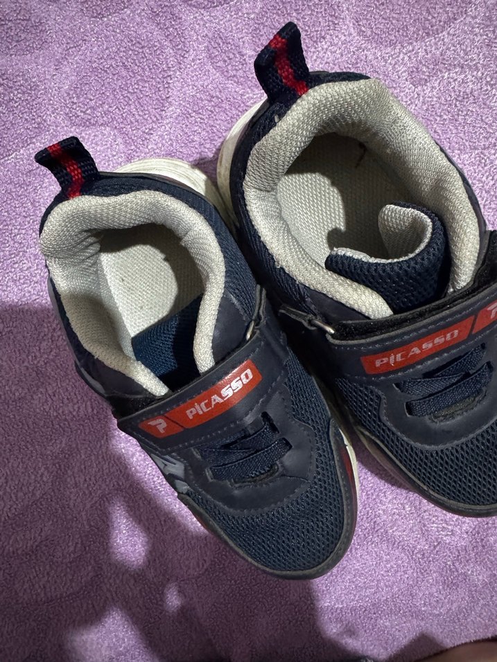 Çocuk Çok Renkli Desenli Spor Ayakkabı - Görsel 4