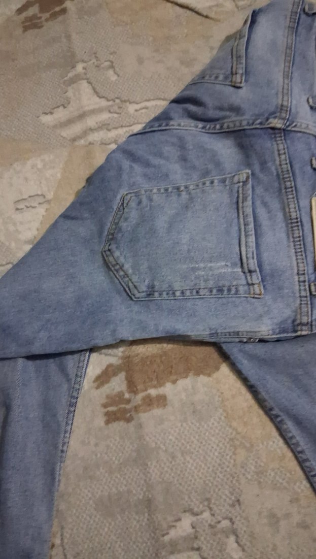 Gri erkek Denim Pantolon - Görsel 4