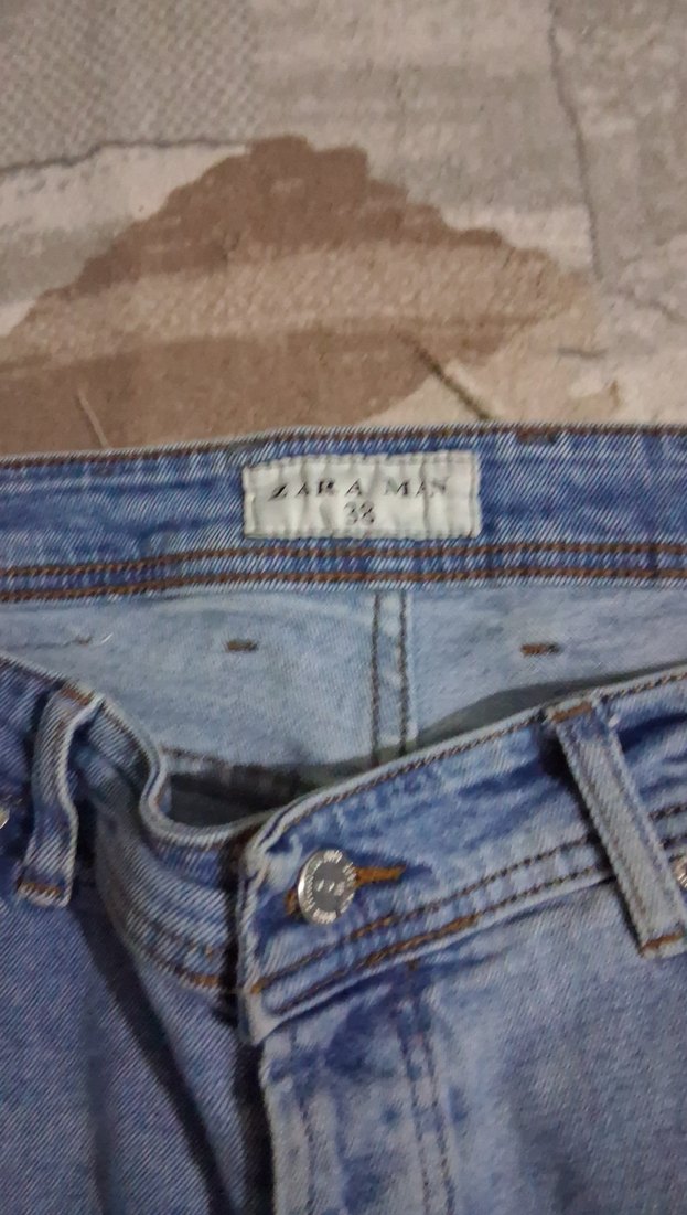 Gri erkek Denim Pantolon - Görsel 2