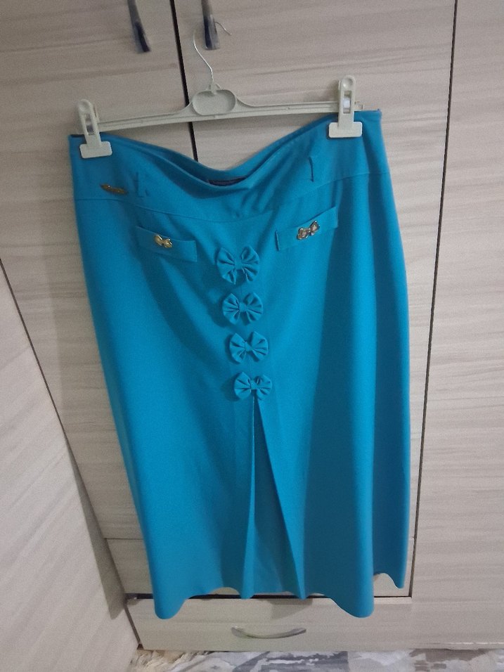 Mavi Midi  Kalem Etek - Görsel 2