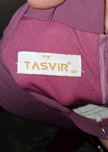 Mor Pilili Yüksek Yaka  elbise - Görsel 4