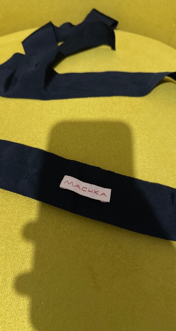 Machka Siyah Kurdeleli Gotik Kadın Kemer - Görsel 3