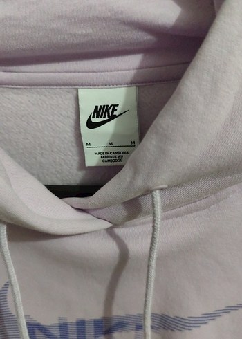 Mor Kapüşonlu Oversize Sweatshirt - Görsel 3