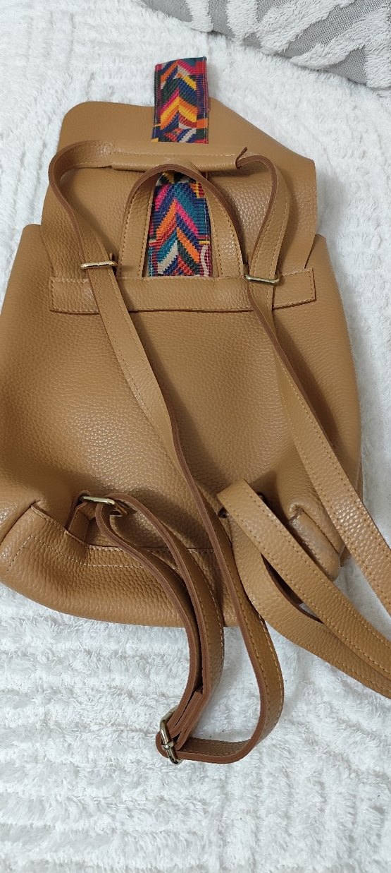 Renkli Bohem Kadın Anahtarlık Püsküllü - Görsel 3