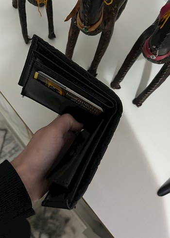 Yılan Desenli Siyah Erkek Cüzdan - Görsel 3