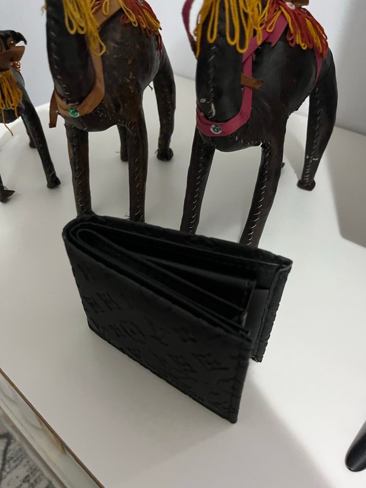 Yılan Desenli Siyah Erkek Cüzdan - Görsel 2