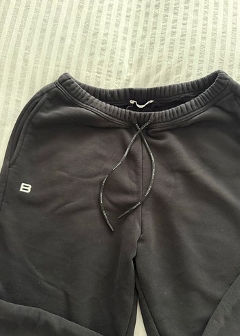 Siyah Rahat Kesim Kadın Eşofman Altı - Görsel 2