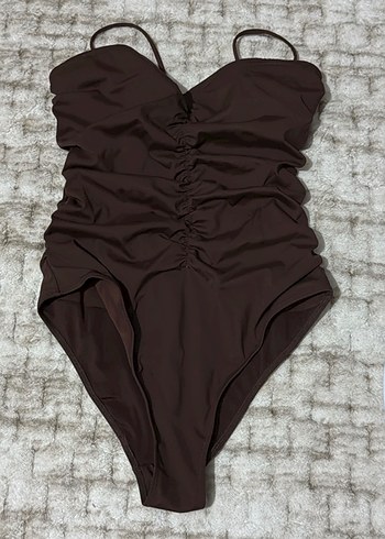 Kahverengi İnce Askılı H&M Kadın Mayo - Görsel 3