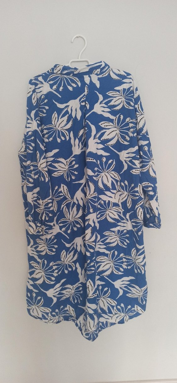 Bohem Desenli Uzun Kollu Hamile Tunik - Görsel 2