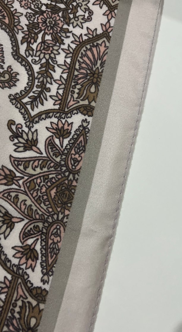 Bohem Tarzda Kahverengi Gri Desenli Kadın Şal - Görsel 2