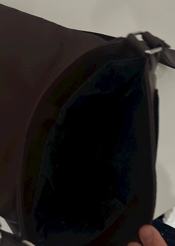 Siyah Fermuarlı Street Style Kadın Çanta - Görsel 3