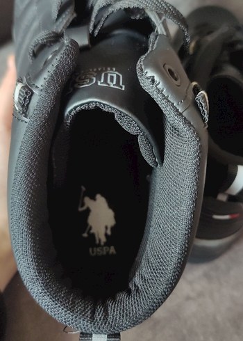 Siyah Erkek Spor Ayakkabı Bağcıkları Polo - Görsel 4