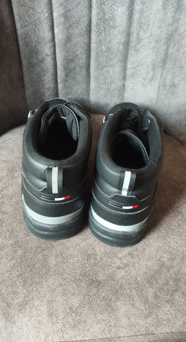 Siyah Erkek Spor Ayakkabı Bağcıkları Polo - Görsel 3