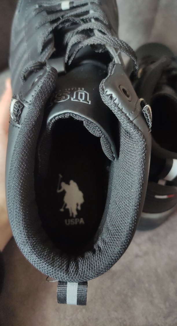 Siyah Erkek Spor Ayakkabı Bağcıkları Polo - Görsel 4