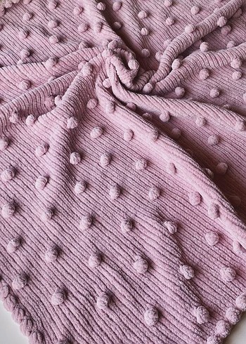 Örgü Desenli Çocuk Battaniyesi - Görsel 2