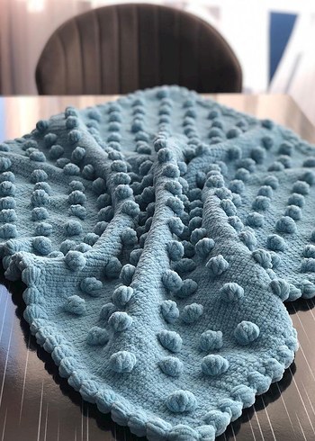 Örgü Desenli Çocuk Battaniyesi - Görsel 3