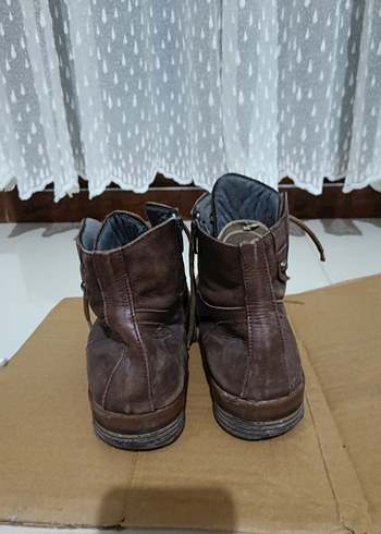Antik Kahverengi Deri Erkek Botu (41) - Görsel 3