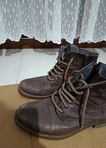 Antik Kahverengi Deri Erkek Botu (41) - Görsel 5