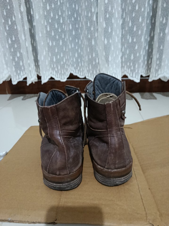 Antik Kahverengi Deri Erkek Botu (41) - Görsel 3