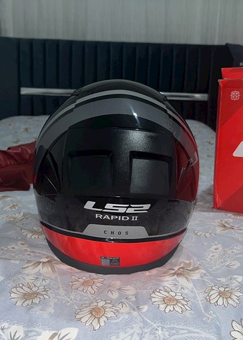 Parlak Siyah LS2 Biker Kask - Görsel 3