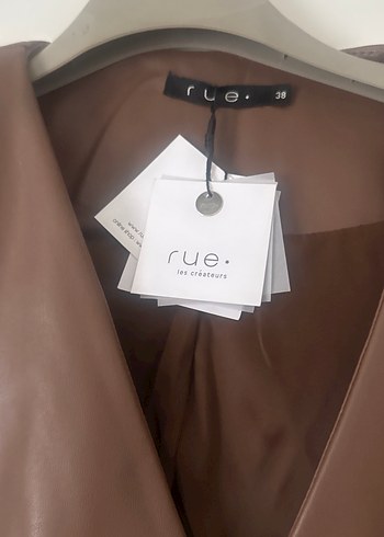 Rue Deri Kısa crop ceket
