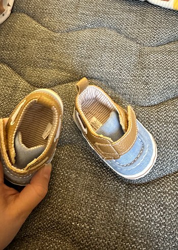 Erkek Bebek İlk Adım Ayakkabısı Velcro - Görsel 5