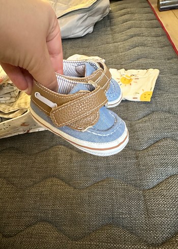 Erkek Bebek İlk Adım Ayakkabısı Velcro - Görsel 4