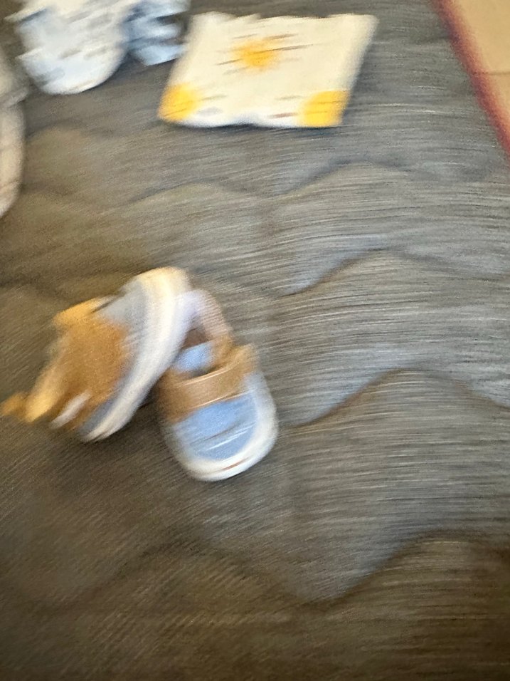 Erkek Bebek İlk Adım Ayakkabısı Velcro - Görsel 2