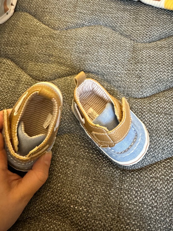 Erkek Bebek İlk Adım Ayakkabısı Velcro - Görsel 5