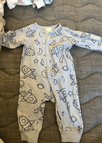 4 adet Uzun Kollu Pamuklu Bebek Tulumları - Görsel 5