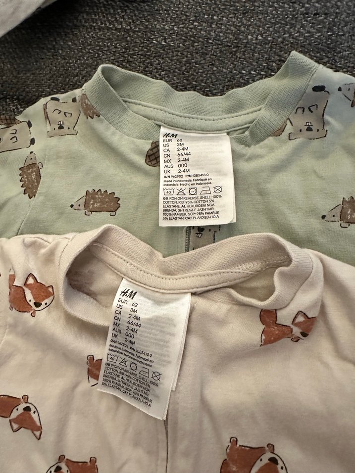 4 adet Uzun Kollu Pamuklu Bebek Tulumları - Görsel 2