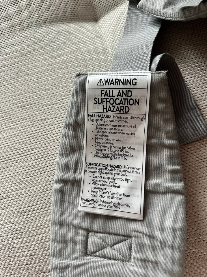 Ergobaby Gri Bebek Kanguru - Görsel 5