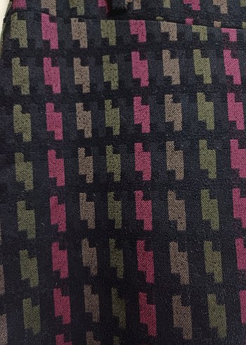 Kadın Çok Renkli Pilili Uzun Etek - Görsel 3