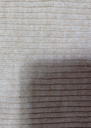 Düğmeli krem Triko Kadın Kazak - Görsel 4