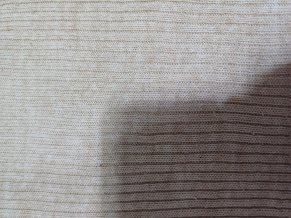 Düğmeli krem Triko Kadın Kazak - Görsel 4