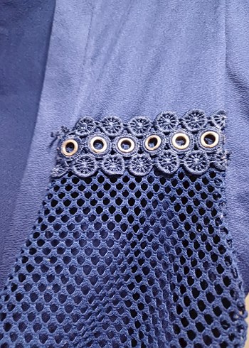 lacivert yelek - Görsel 4