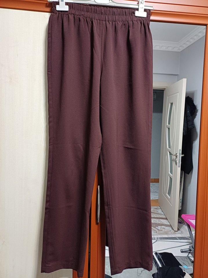 koyu kahve tesettür ikili takım - Görsel 5