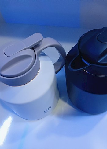 KD Termos Şişe Beyaz ve siyah - Görsel 2