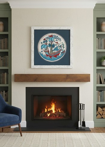 "Açık Denizler" Kanaviçe Tablo by Bucu Mucu - Görsel 2