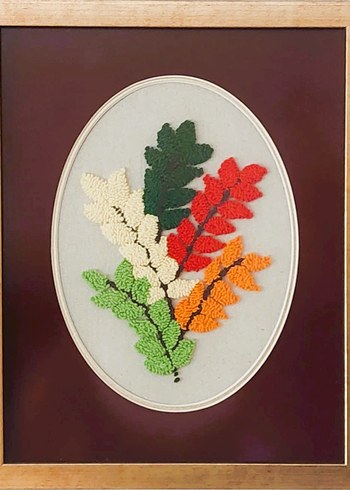 "Renkli Yapraklar" Punch Tablo by BucuMucu - Görsel 6