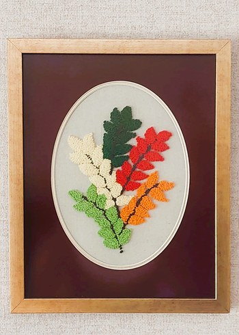 "Renkli Yapraklar" Punch Tablo by BucuMucu - Görsel 2