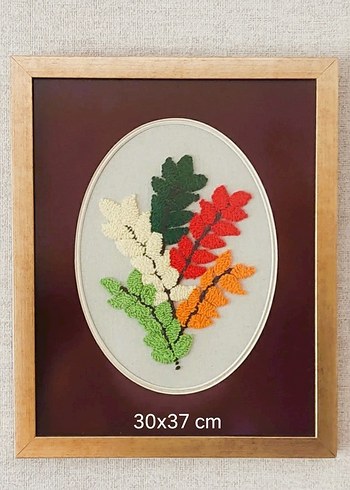 "Renkli Yapraklar" Punch Tablo by BucuMucu - Görsel 4