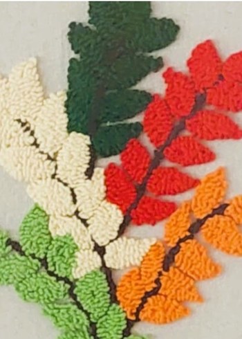 "Renkli Yapraklar" Punch Tablo by BucuMucu - Görsel 5