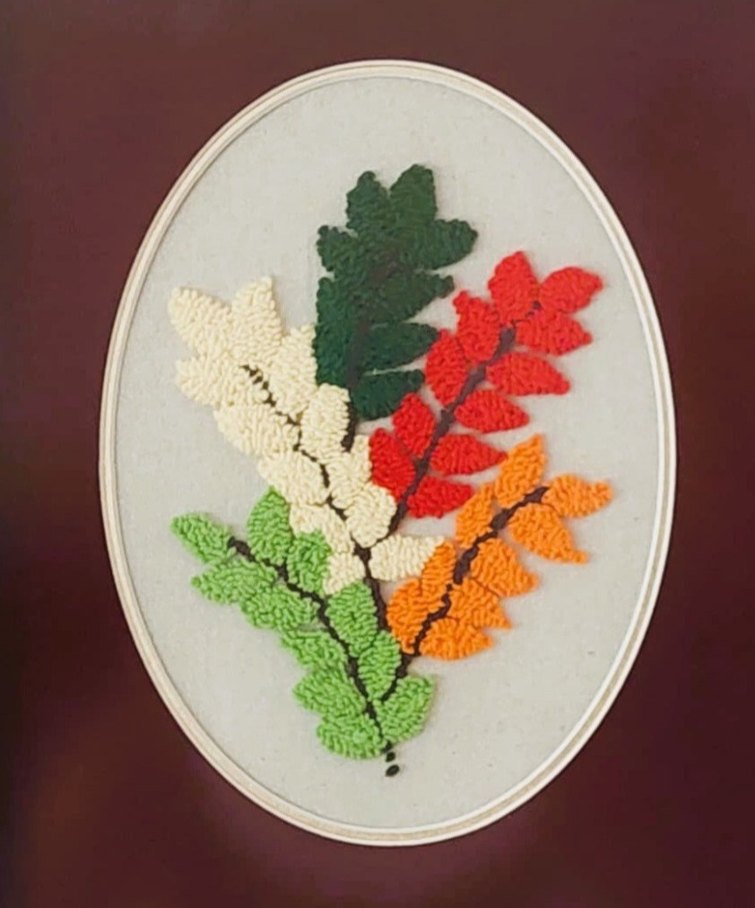 "Renkli Yapraklar" Punch Tablo by BucuMucu - Görsel 3