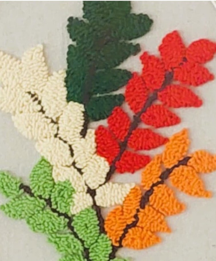 "Renkli Yapraklar" Punch Tablo by BucuMucu - Görsel 5