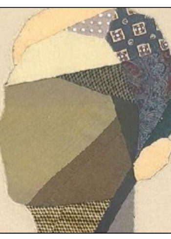 İpeksi bakışlar - İpek kravatlardan Patchwork Tablo - Görsel 6