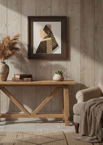 İnci Küpeli Kız: İpek Kravatlardan Tasarım Tablo (Tek Eser) - Görsel 6