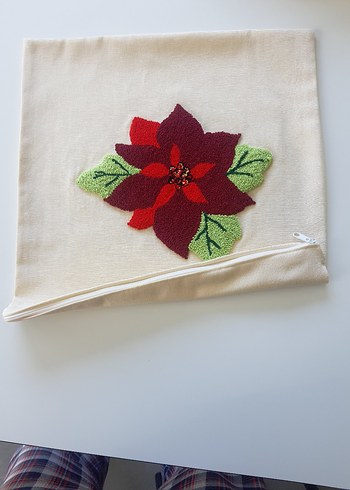 Punch Nakış Sanat Yastığı (Atatürk Çiçeği) - Görsel 5